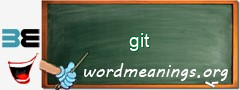 WordMeaning blackboard for git